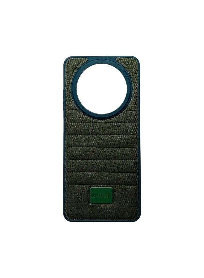 Phone Back Cover  leather for Realme 12X green - Image 1