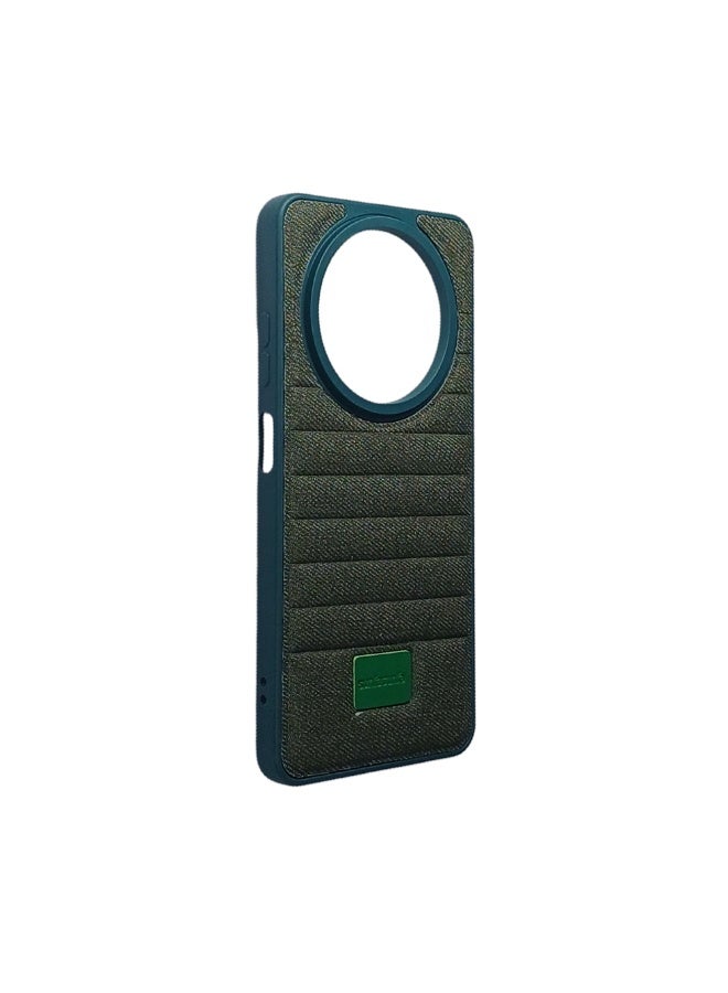 Phone Back Cover  leather for Realme 12X green - Image 4