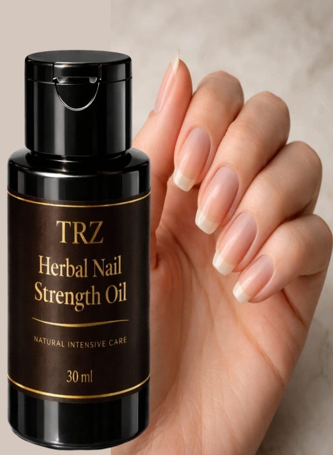 TRZ Nail Growth Oil | Herbal Nail Strengthening Oil | Promotes Long, Strong & Healthy Nails | Cuticle Care Formula - Image 3