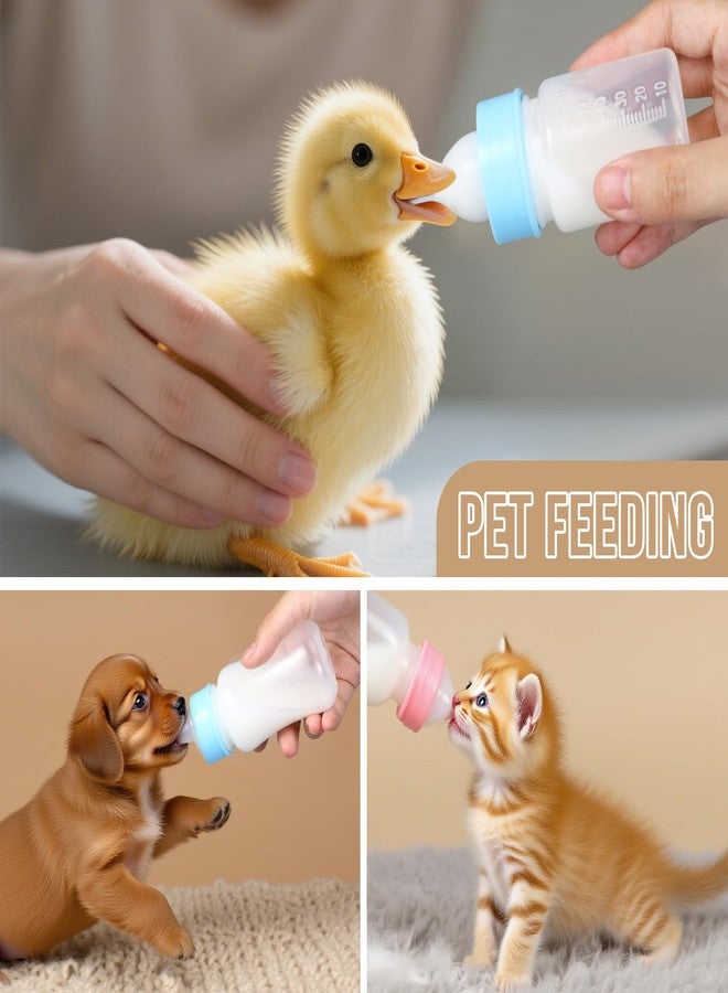 ASEVAT 5 oz 3PackPet Feeding Bottle, Anti-Choking Puppy Feeder Design,with 3pcs Replaceable and Reusable Silicone Nipples for Feeding Puppies, Kittens, Small Animals - Image 4