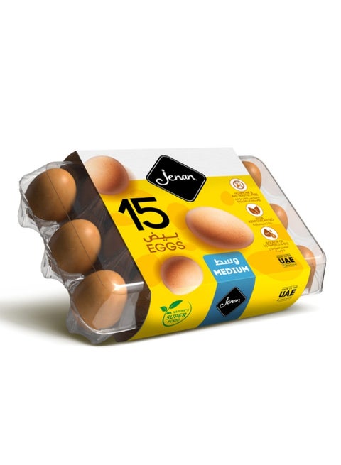 Eggs Medium Brown - 15 eggs