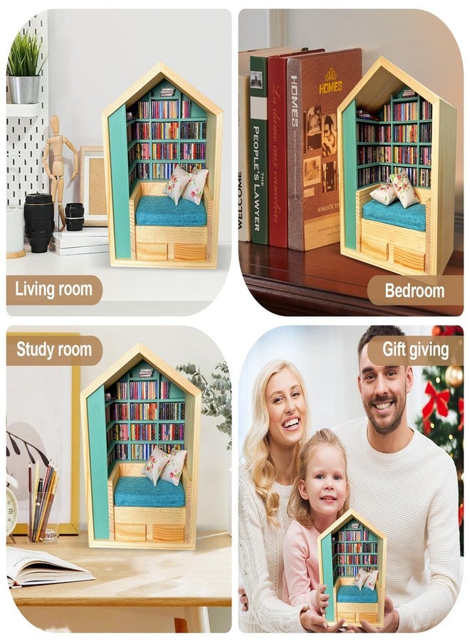 Wanheart 400 Pcs Mini Books-Anxiety Bookshelf,Mini Bookstore,Shake Off Your Anxiety,Office Decor Mini Bookshelf,Miniature Book Library - Image 4