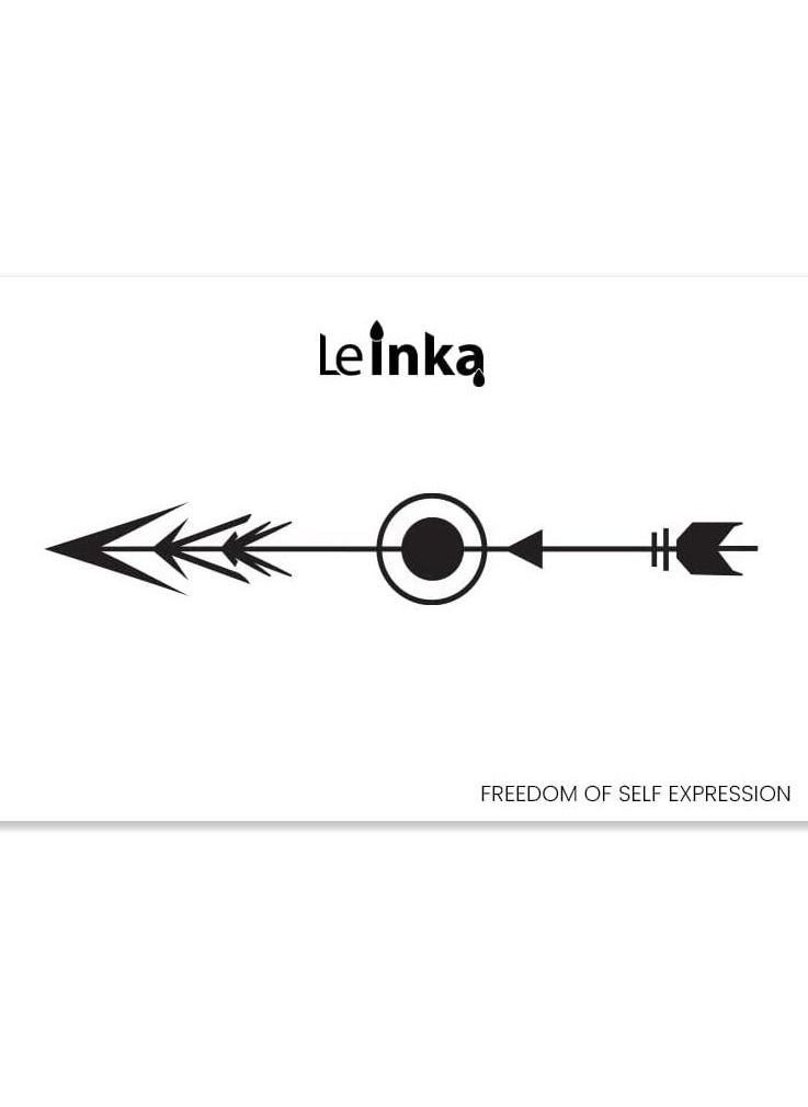 Le Inka Le Inka Temporary Tattoos Water-Permeable Breathable Long Lasting Lasts 1-2 Weeks Premium Plant-Based Men & Women Arro  - Image 3