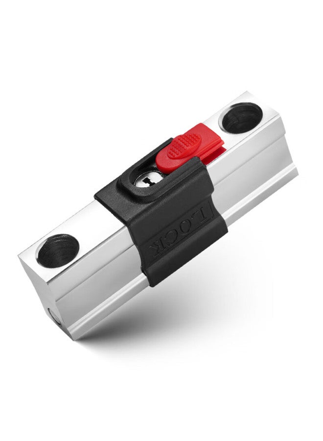 Igear U-shaped Lock, Enterprise Universal Double-opening Glass Door Lock, C-grade Lock Cylinder, Shear-resistant, Anti-pry, Anti-theft, Electric Motorcycle Lock - Image 5