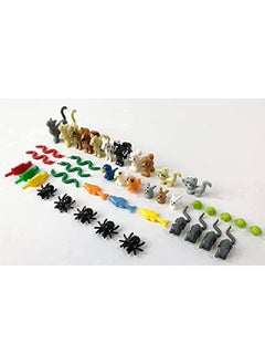 Brick Loot 42 Pieces Friend Animal Figures Toy Building Blocks Accessory Pet Pack Fits Lego Minifigures And 100% Compatible Includes Dogs Cats Fish Snakes Rabbits Birds Frogs Owls Spiders & Mice  - Image 3