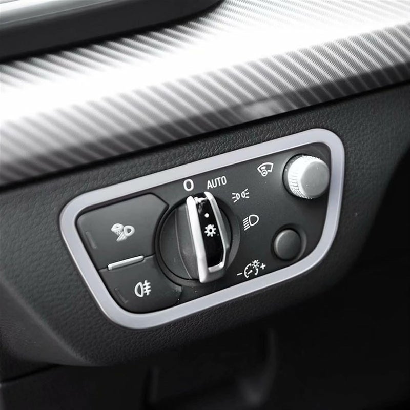 QASULER Chrome Fog Light Lamp Cover for Audi Q5 - Image 4