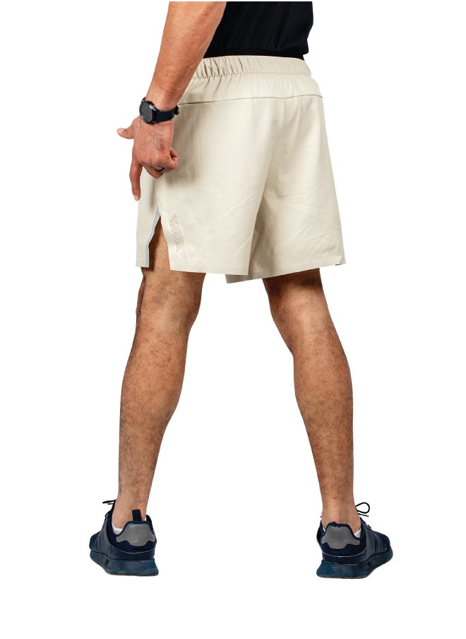 ZAECY Men's Training Shorts with Built-in Inner Shorts  - Image 5