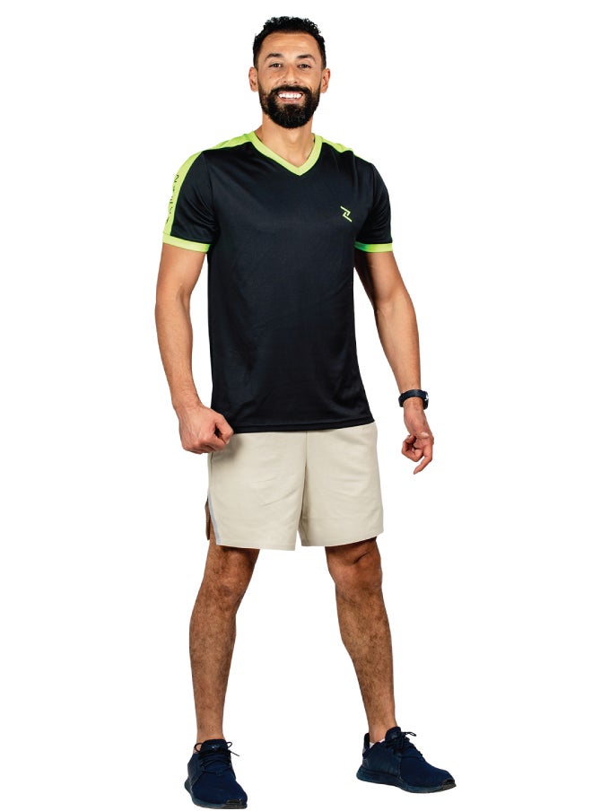 ZAECY Men's Training Shorts with Built-in Inner Shorts  - Image 2