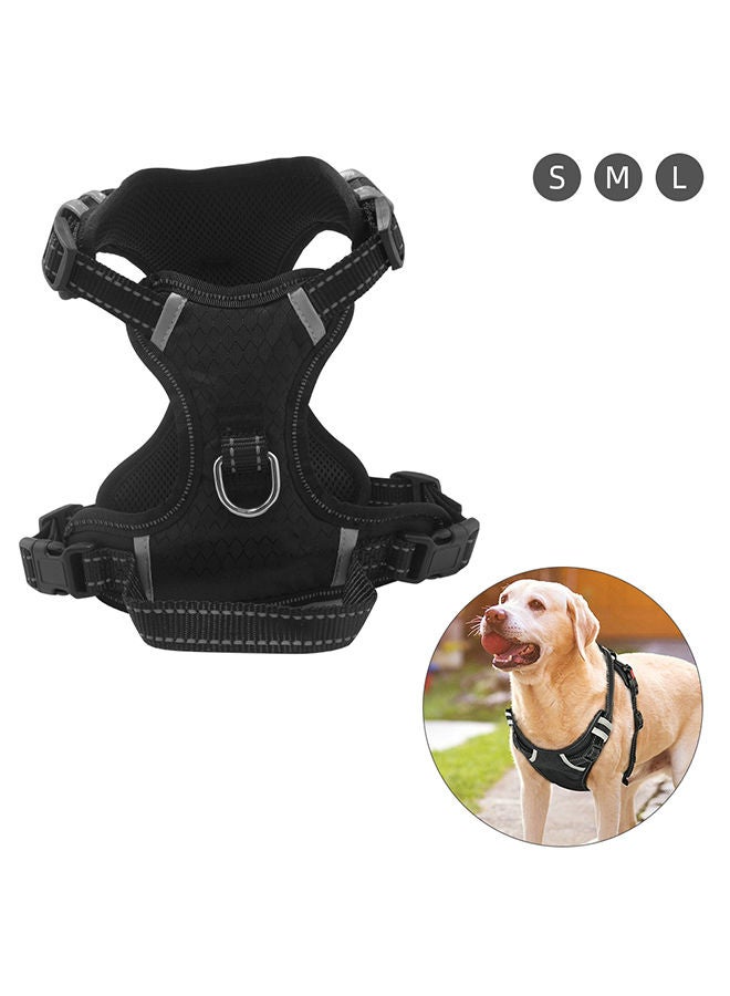 NIBEMINENT Adjustable Service Dog Harness Vest Black L - Image 3