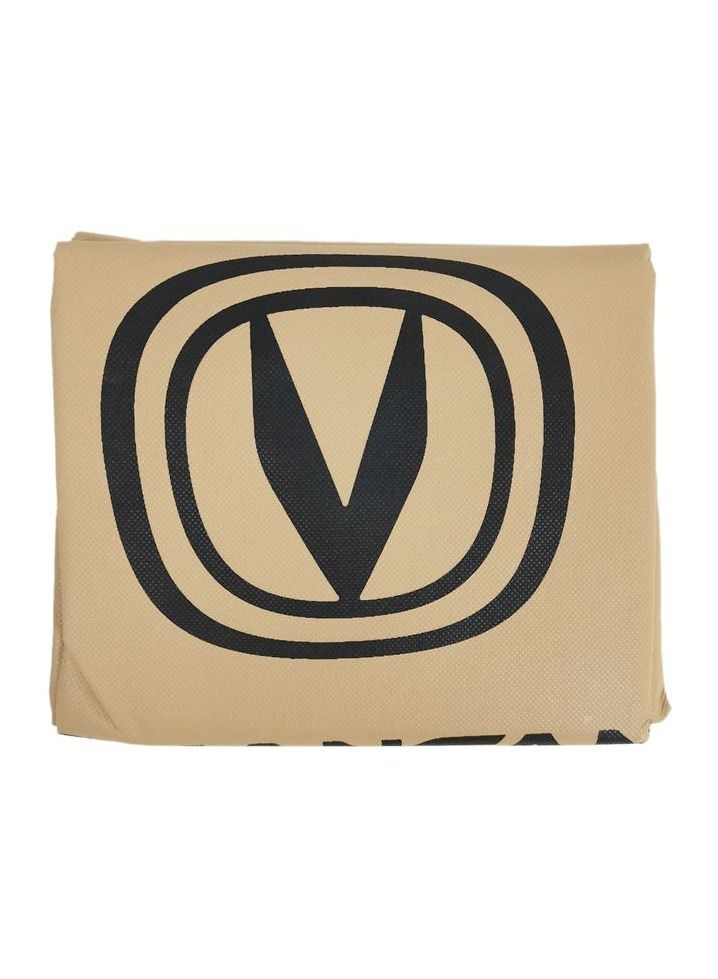 تشانجان غطاء حماية من الغبار والأوساخ غطاء مقعد السيارة عالي الجودة غطاء مقعد السيارة العالمي حماية إضافية لمقعدك طقم مكون من قطعتين بيج - Image 2