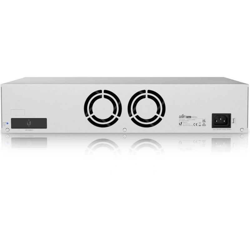 تخزين فيديو 4K UHD NVR لأنظمة المراقبة، هيكل معدني، أسود، تشغيل التوصيل والتشغيل مع منفذ 10G SFP+ ودعم RAID 1/5/10 - Image 3