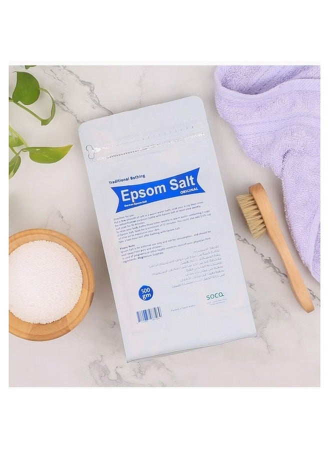 SOCA Epsom Salt - Traditional Bathing Original 500g - Image 5