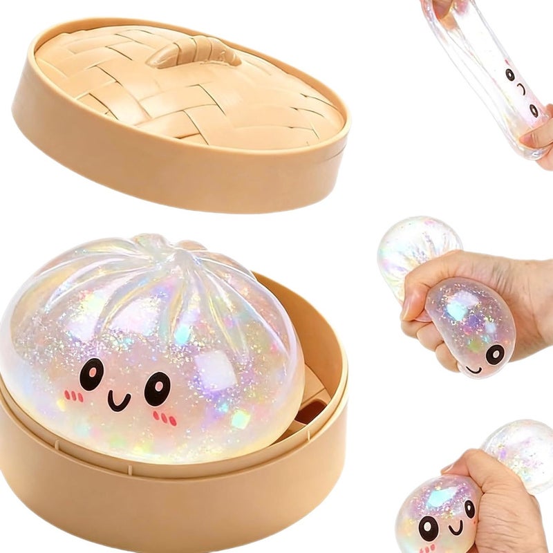 Stress Relief Squishy Toy Simulation Bun Fast Rebound Squeeze Toy for Kids - Image 5