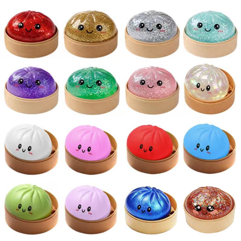 Stress Relief Squishy Toy Simulation Bun Fast Rebound Squeeze Toy for Kids - Image 1