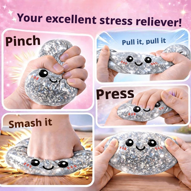 Stress Relief Squishy Toy Simulation Bun Fast Rebound Squeeze Toy for Kids - Image 2