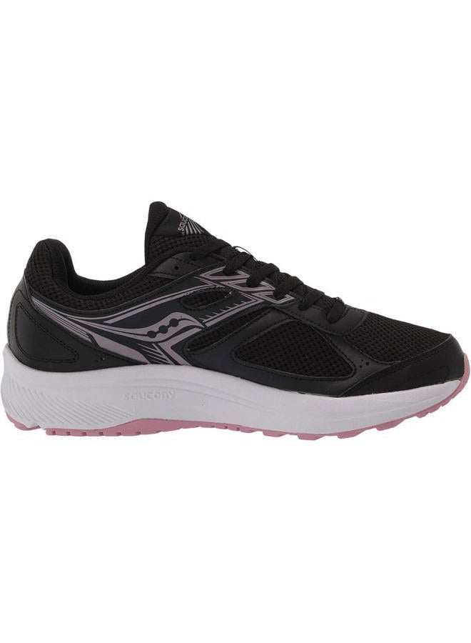 saucony Women's Core Cohesion 14 Road Running Shoe, Black/Pink, 11 Wide - Image 3