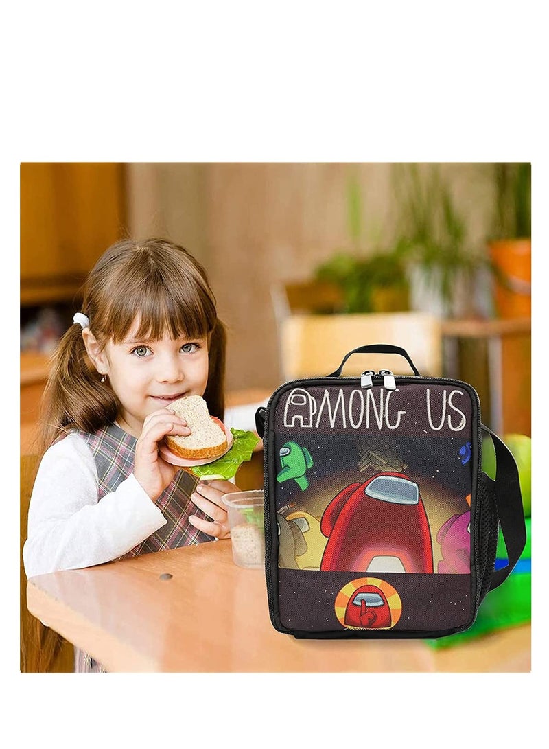 SYOSI Kids Lunch Bag Insulated Lunch Box for Boys and Girls Durable Kids LunchBox Tough Spacious Kids Lunch Bag Waterproof Lunch Container for School Travel Office Indoor Outdoor Adults - Image 2