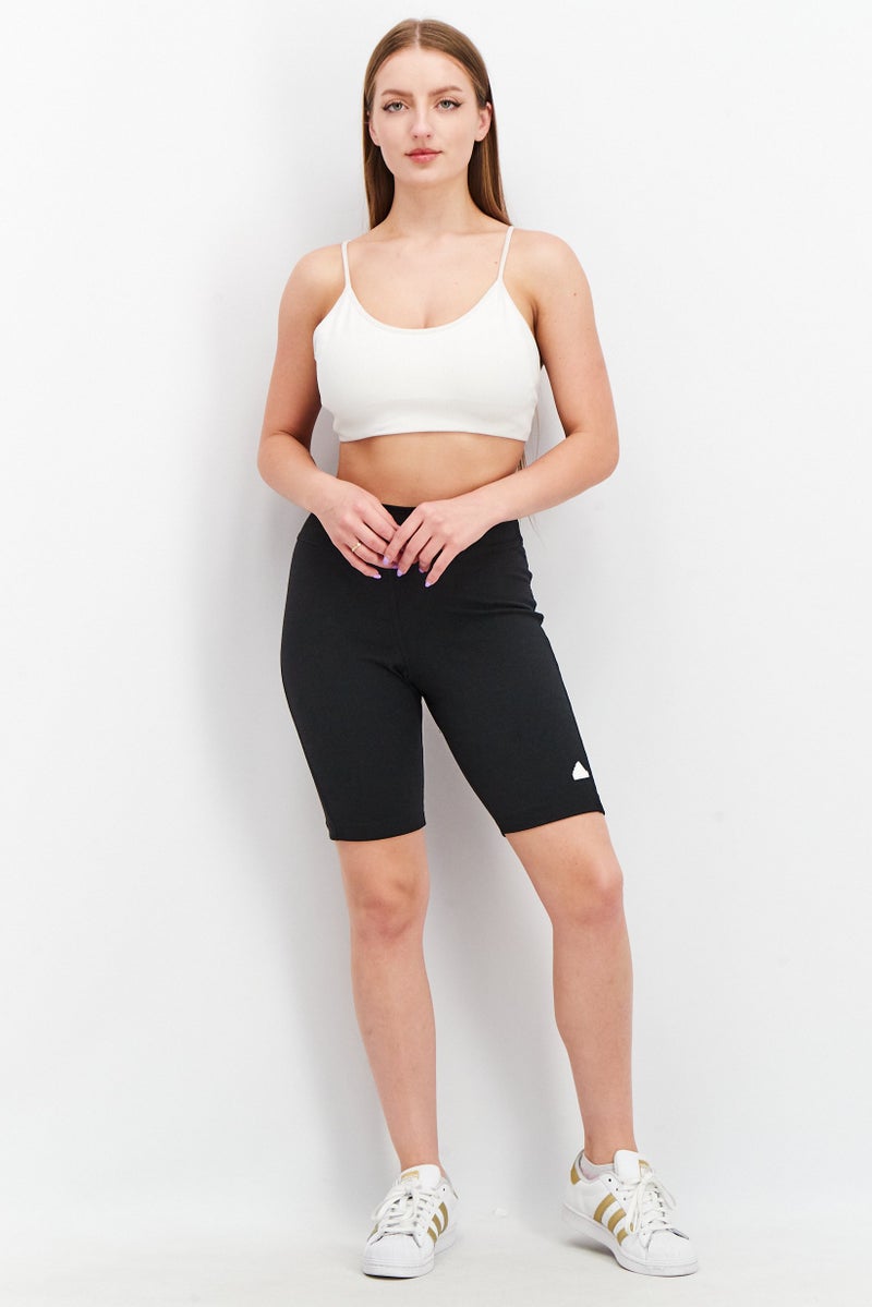 Adidas Women Sportswear Fit Training Shorts, Black - Image 3
