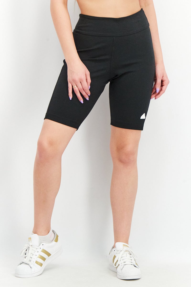 Adidas Women Sportswear Fit Training Shorts, Black - Image 1