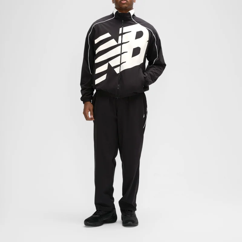 Men's Basketball Oversized Print Woven Jacket