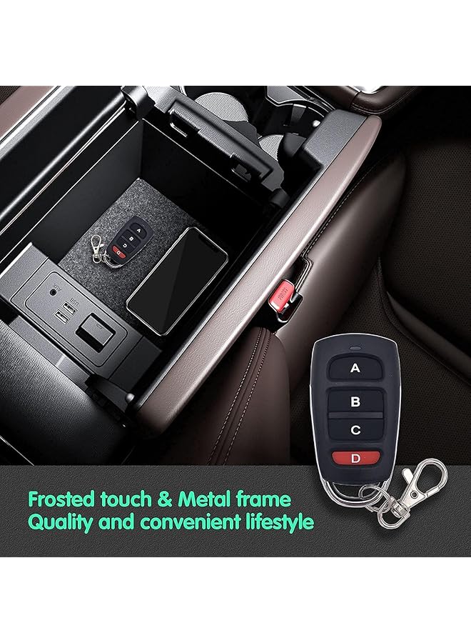 ELECDON 3Pcs Universal Garage Door Remote Control, 433Mhz Cloning Keychain For Car Garage Gates, Wireless Remote Access For Home And Vehicle Security - Image 2