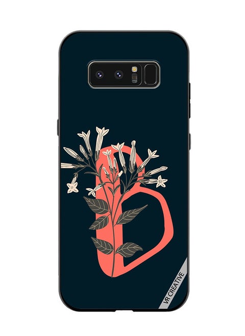 Protective Case Cover For Samsung Galaxy Note 8 Alphabet B Design Multicolour