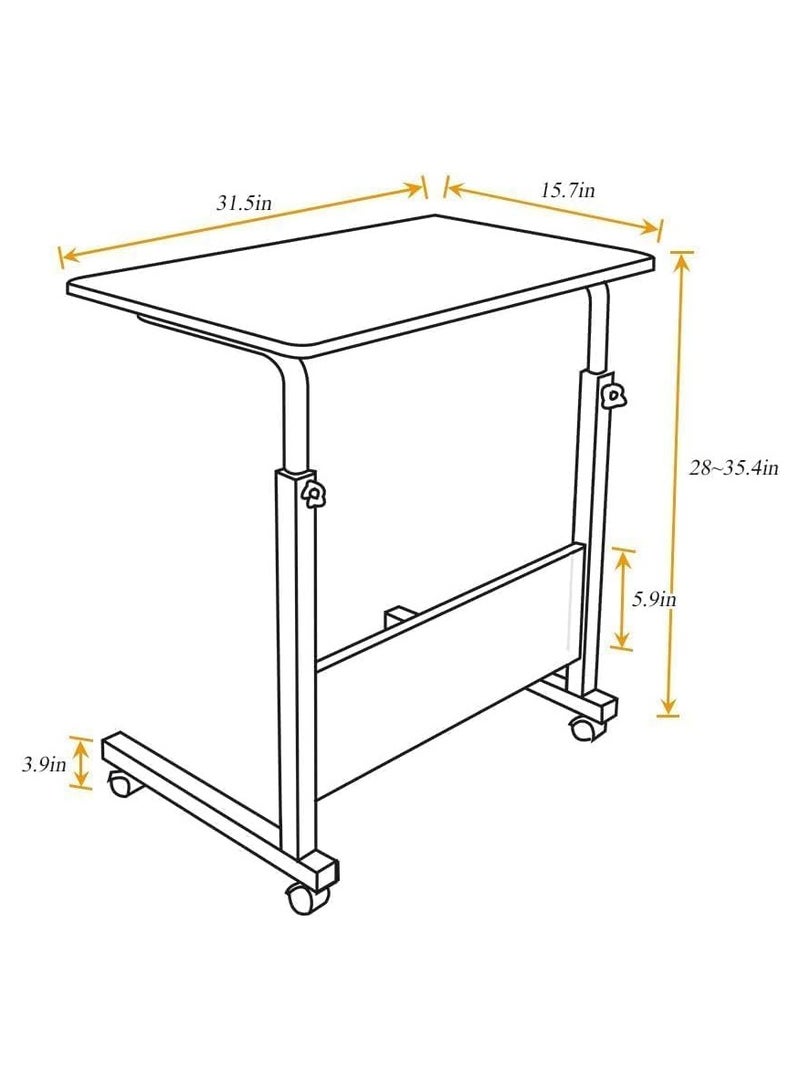 BLOOMING TIME Mobile Notebook Stand with Wheels – Home & Garden Use - Image 2