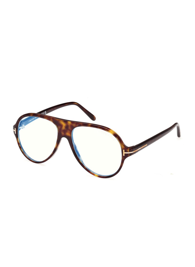TOM FORD - Men's Aviator Blue Light Filter Eyeglasses - TF5012B 052 53 - Lens Size: 53 Mm - Image 1