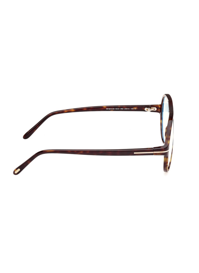 TOM FORD - Men's Aviator Blue Light Filter Eyeglasses - TF5012B 052 53 - Lens Size: 53 Mm - Image 1