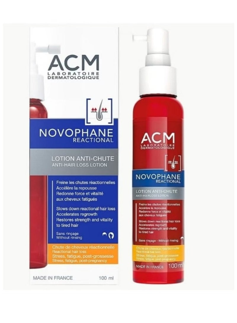 ACM Novophane Anti Hair Loss Lotion 100ml Strengthens Stimulates Hair Growth Leave In Scalp Treatment for Thinning Hair Men Women - Image 1