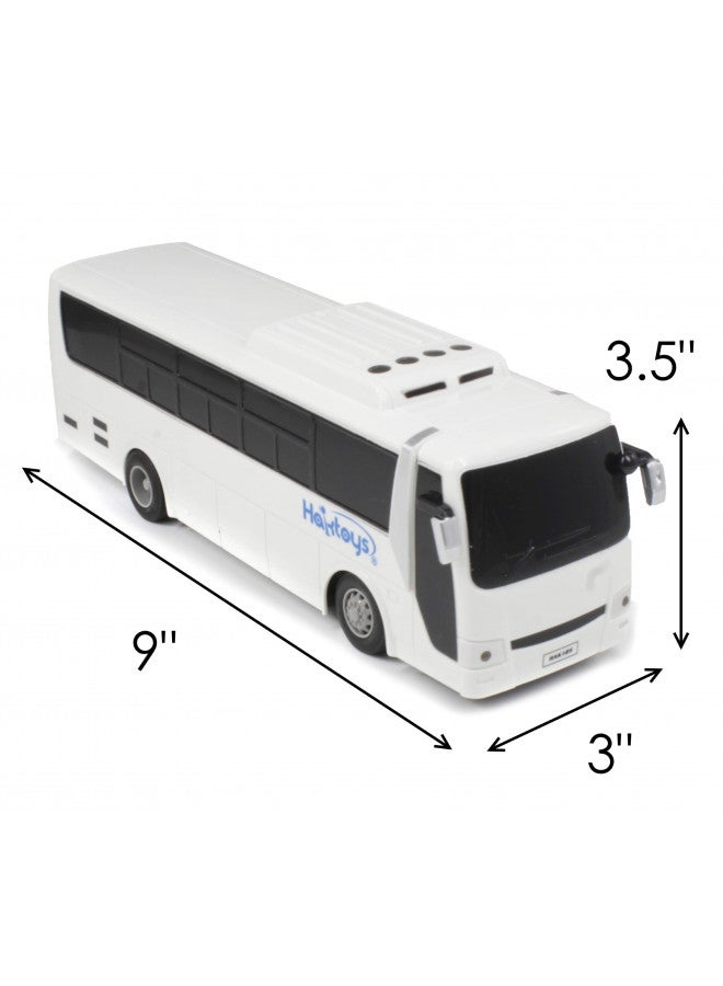 Haktoys Haktoys Radio Remote Control Bus | High Speed Racing & Model Car Toy Series | with Realistic Beaming Lights and Rubber Tires | Safe and Durable | Great Present for Kids, Boys & Girls - Image 4