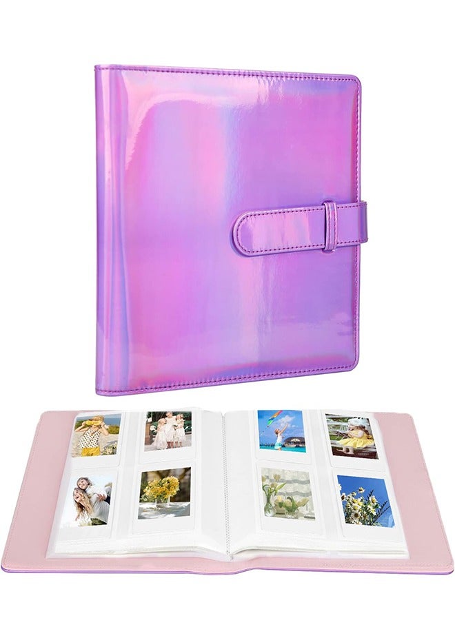 Hihonor 256 Pockets Mini Photo Album for Fujifilm Instax Mini 12 11 9 40 99 90 8 7 Evo LiPlay,Compatible with Polaroid Snap/PIC-300/Z2300 Cameras & Zip Instant Printer, Kodak 2X3 Film(Magic Purple) - Image 1