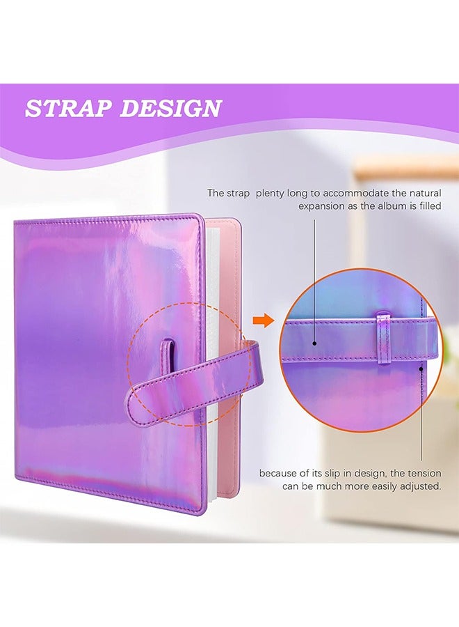 Hihonor 256 Pockets Mini Photo Album for Fujifilm Instax Mini 12 11 9 40 99 90 8 7 Evo LiPlay,Compatible with Polaroid Snap/PIC-300/Z2300 Cameras & Zip Instant Printer, Kodak 2X3 Film(Magic Purple) - Image 5