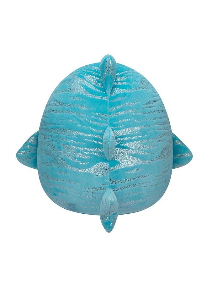 Squishmallows 12 inch Lamar the Blue Whale Shark , Officially Licensed Kellytoy Plush Toy, Colorful Soft Toy, Gift for Kids, Girls & Boys Washable Squishy Stuff Toy Multicolor All Age  - Image 2