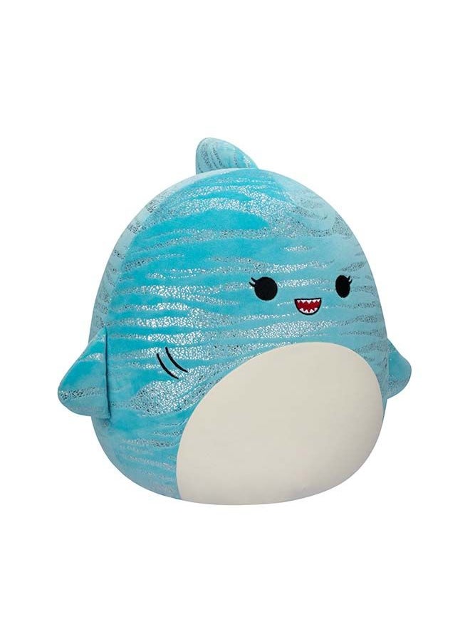 Squishmallows 12 inch Lamar the Blue Whale Shark , Officially Licensed Kellytoy Plush Toy, Colorful Soft Toy, Gift for Kids, Girls & Boys Washable Squishy Stuff Toy Multicolor All Age  - Image 3