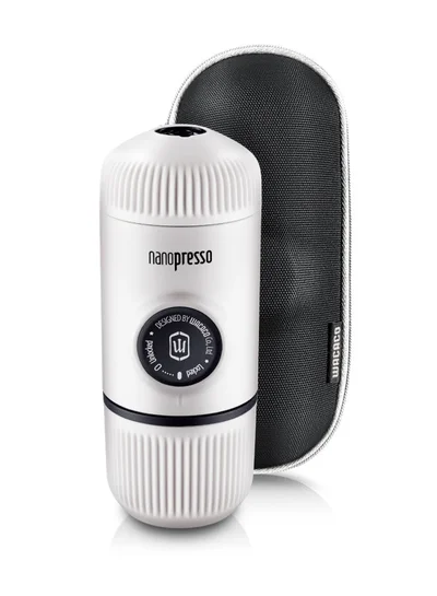 WACACO Nanopresso Portable Espresso Maker Bundled with Protective Case Chill White Chill White