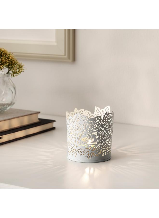 erorex Tealight Holder, White, 8 Cm - Image 3