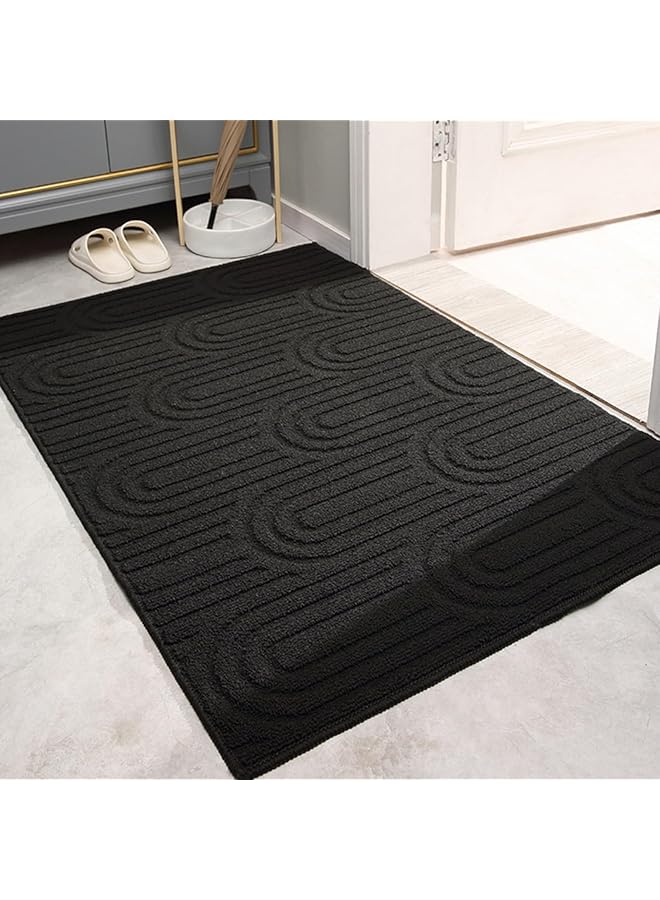 erorex Dirt Trapper Indoor Door Mat Machine Washable Entrance Rug Super Absorbent Dog Doormat Non Slip Inside Floor Mat For Entryway Muddy Shoes And Paws Style2 - Image 1