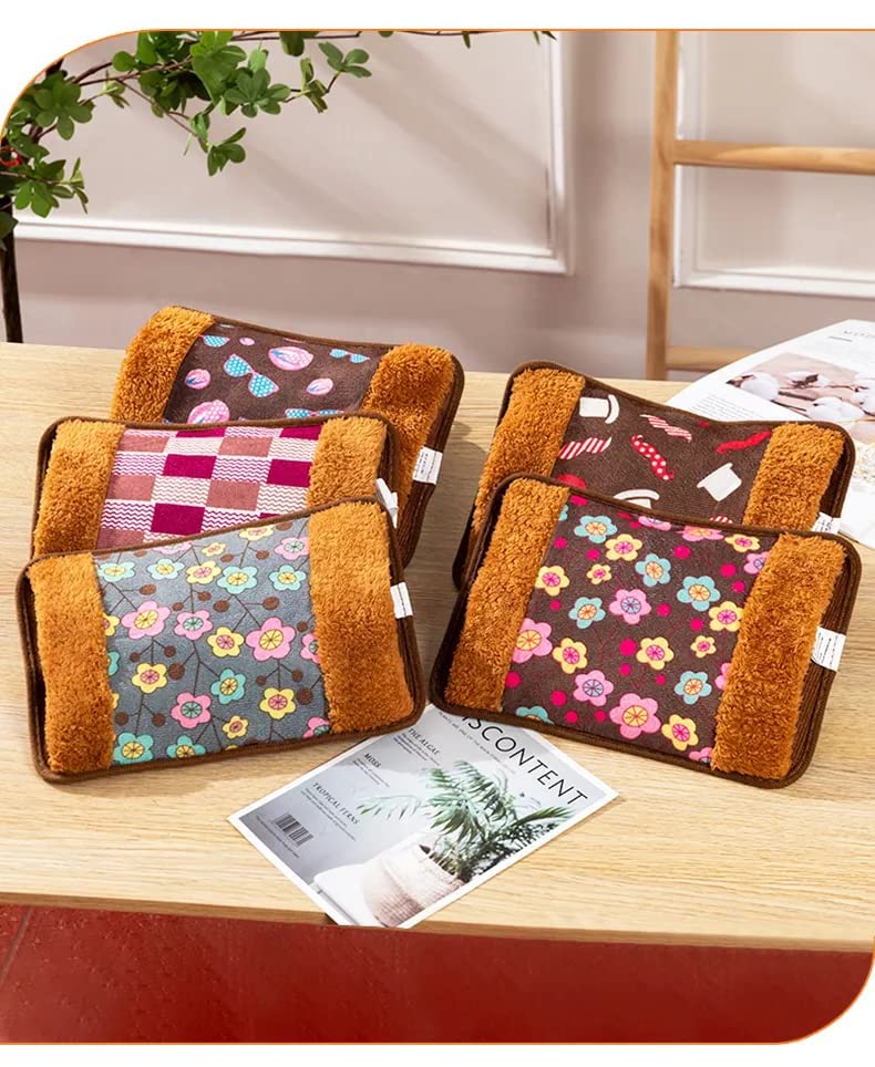 HUBTURE Heating Bag, Electric Hot Water Bag for Pain Relief, Heating Pad for Back, Neck Pain with Cover (Multicolor) - Image 2
