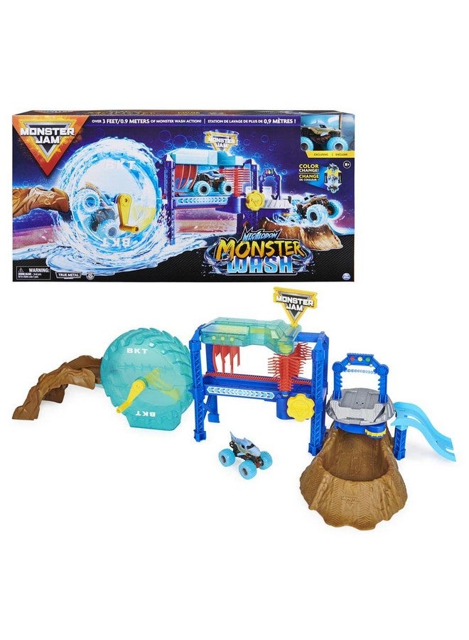Spin Master 6060160 Monster Jam 1T64 Truck Wash Playset - Image 1