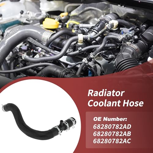 RATCHROLL Engine Radiator Inlet Hose for Jeep Gladiator 3.6L V6 2020-2025 HVAC Heater Pipe No.68280782AC Radiator Connector Hose for Jeep Wrangler 3.6L V6 2018-2025 - Image 2