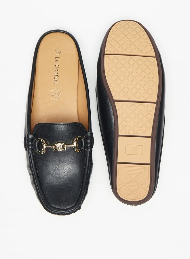 Le Confort Women's Solid Slip-On Mules