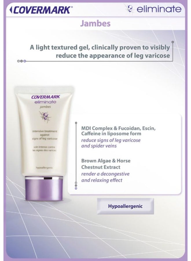 Covermark Eliminate Legs Cream for Signs Of Leg Varicose 75ml - Image 2