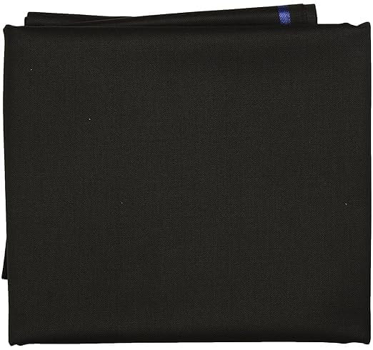 Hometail Hometail Unstitched Plain Cotton Fabric Material for Home Decor Furnishing Curtains Cushions Pillow and Craft Cotton Fabric Material in Meter Unstitch Cotton Fabric by Meter Black 2 Meter  - Image 2