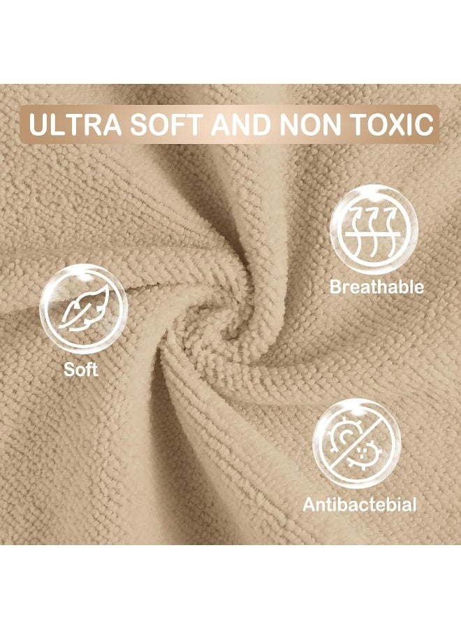 Softan Baby Washcloths, 24Pack Baby Wash Cloths Extra Soft & Ultra Absorbent - Image 2