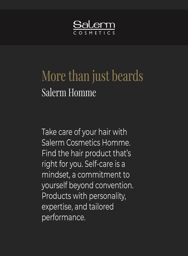 SALERM - Men's Hair Wax - Homme Barber Line - 100 ml - Matte Styling Cream - for Fine or Medium Hair - Elastic Hold - Adds Softness and Volume - Image 5