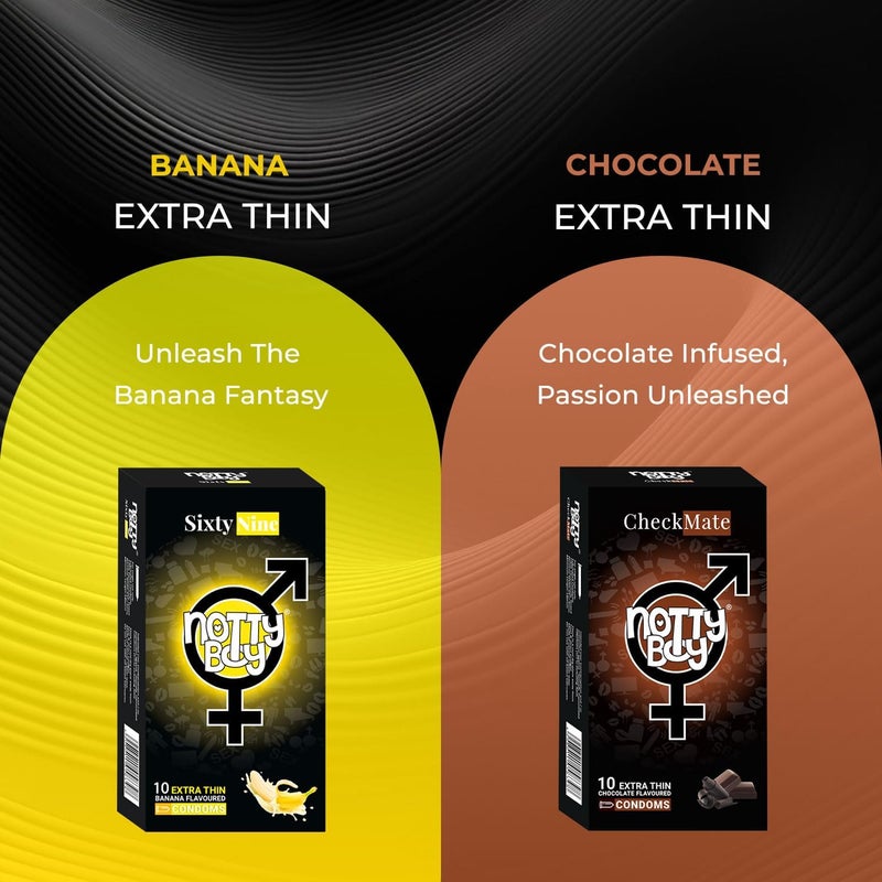 NOTTY BOY Combo Condom Set - 80 Units - Image 4