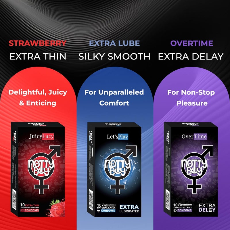 NOTTY BOY Combo Condom Set - 80 Units - Image 2