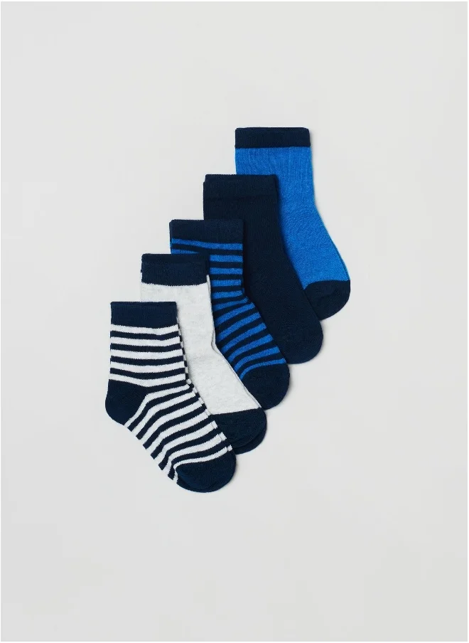 او في اس OVS Boys 5 Pack Short Socks