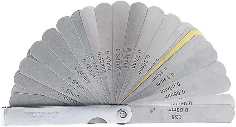 Mayata 32 Blades Combination Feeler Gauge Stainless Steel Removable Metric Imperial 0.04-0.88mm Thickness Measuring tool - Image 2